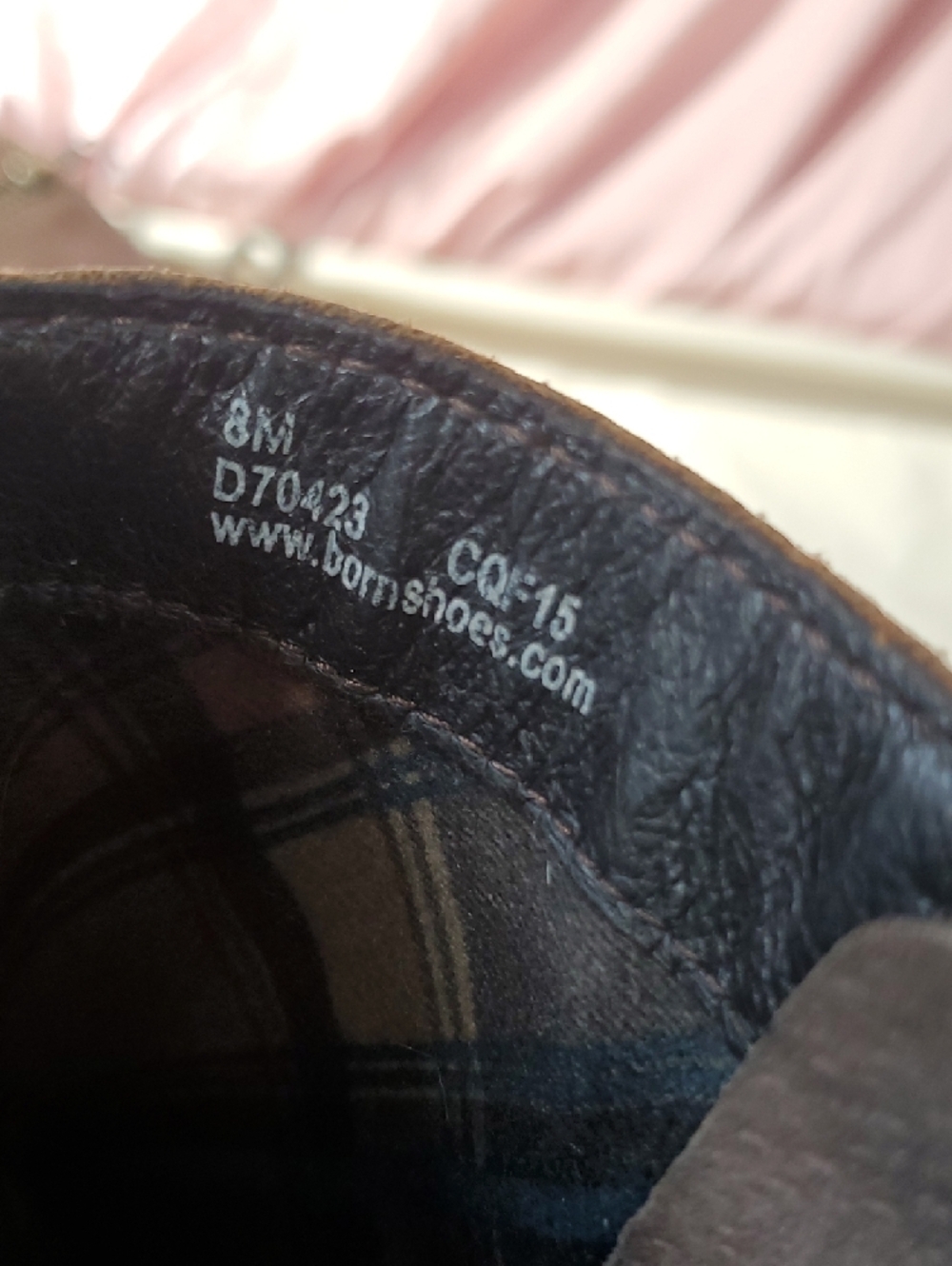 Womens 8 Born Brown Lace-Up Side-Zip Leather Boots - Picture 2 of 14